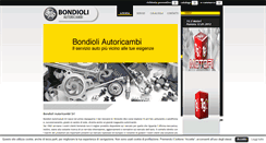 Desktop Screenshot of bondioliautoricambi.it