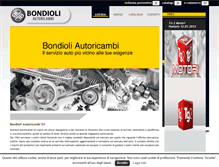 Tablet Screenshot of bondioliautoricambi.it